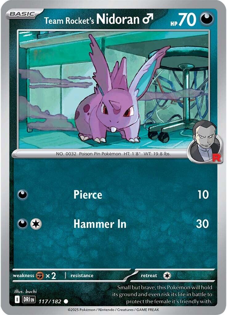 Team Rocket's Nidorand (117/182) [Scarlet & Violet: Destined Rivals] | Dumpster Cat Games