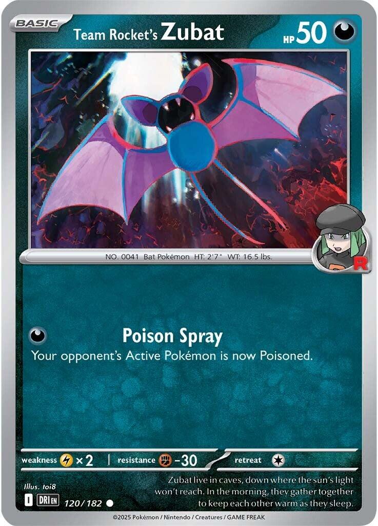 Team Rocket's Zubat (120/182) [Scarlet & Violet: Destined Rivals] | Dumpster Cat Games