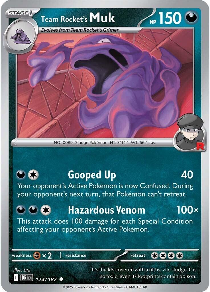 Team Rocket's Muk (124/182) [Scarlet & Violet: Destined Rivals] | Dumpster Cat Games