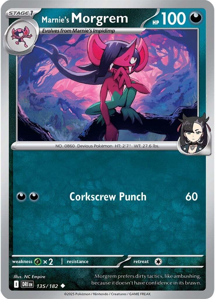 Marnie's Morgrem (135/182) [Scarlet & Violet: Destined Rivals] | Dumpster Cat Games