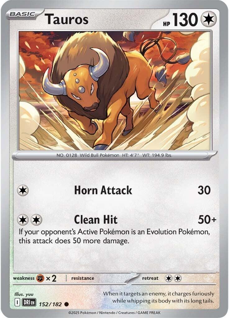 Tauros (152/182) [Scarlet & Violet: Destined Rivals] | Dumpster Cat Games