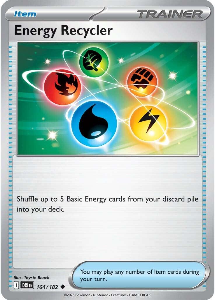 Energy Recycler (164/182) [Scarlet & Violet: Destined Rivals] | Dumpster Cat Games