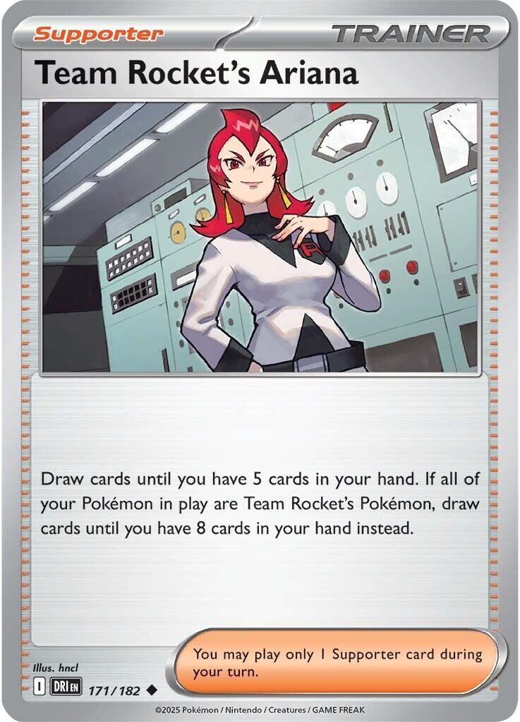 Team Rocket's Ariana (171/182) [Scarlet & Violet: Destined Rivals] | Dumpster Cat Games