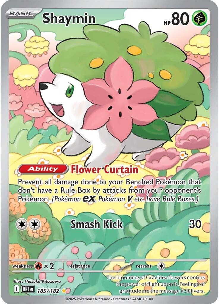 Shaymin (185/182) [Scarlet & Violet: Destined Rivals] | Dumpster Cat Games