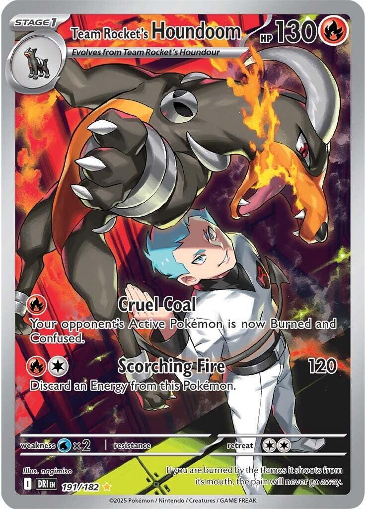 Team Rocket's Houndoom (191/182) [Scarlet & Violet: Destined Rivals] | Dumpster Cat Games