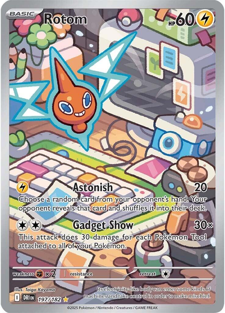 Rotom (197/182) [Scarlet & Violet: Destined Rivals] | Dumpster Cat Games