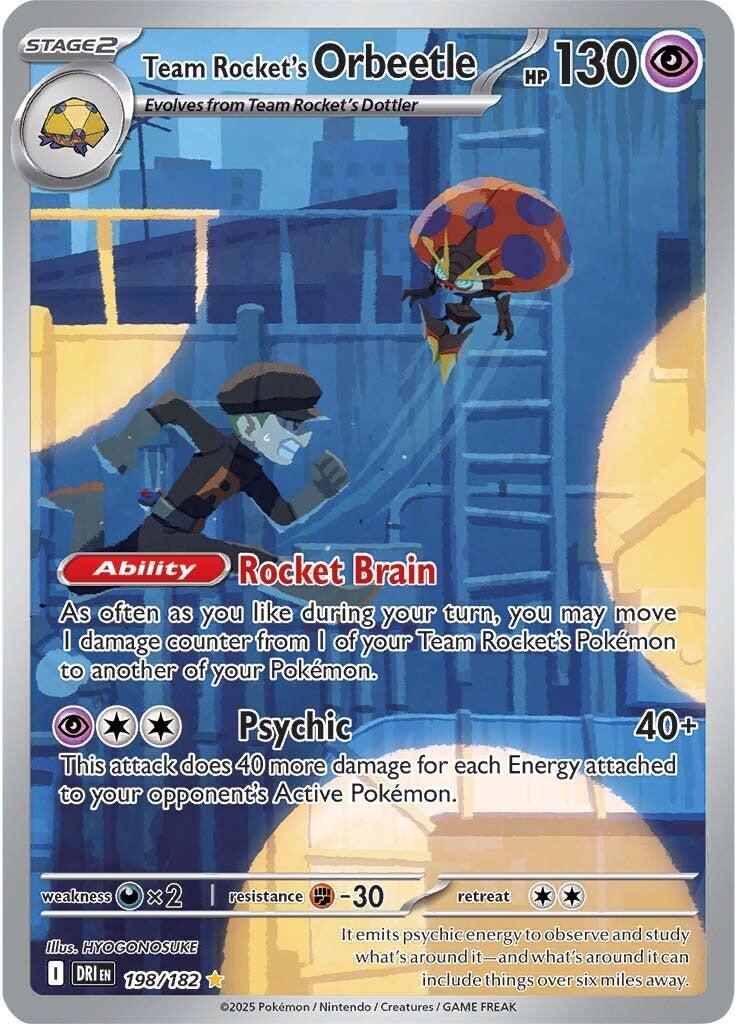 Team Rocket's Orbeetle (198/182) [Scarlet & Violet: Destined Rivals] | Dumpster Cat Games