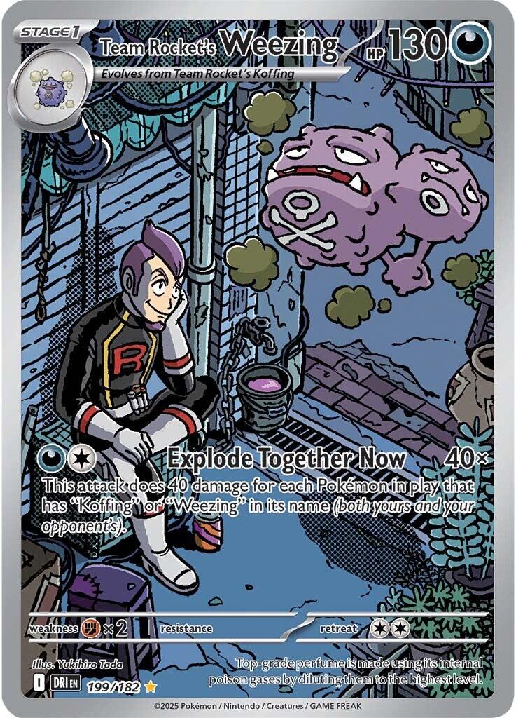 Team Rocket's Weezing (199/182) [Scarlet & Violet: Destined Rivals] | Dumpster Cat Games