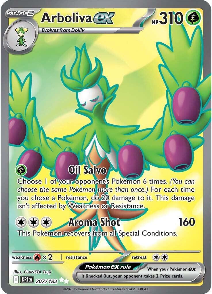 Arboliva ex (207/182) [Scarlet & Violet: Destined Rivals] | Dumpster Cat Games