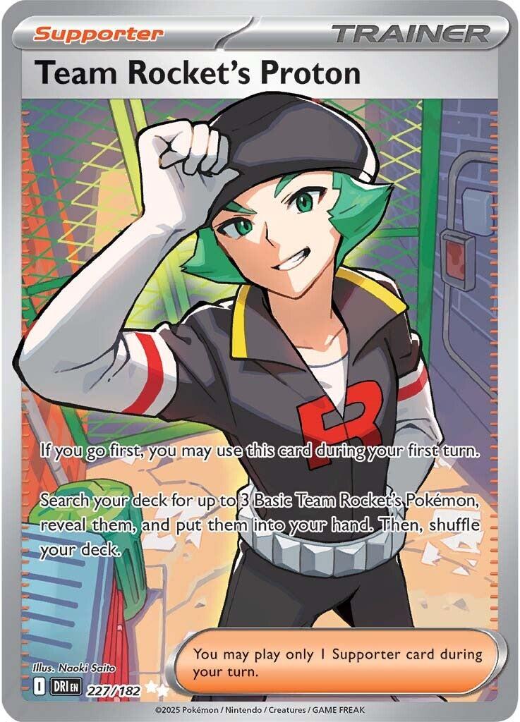 Team Rocket's Proton (227/182) [Scarlet & Violet: Destined Rivals] | Dumpster Cat Games
