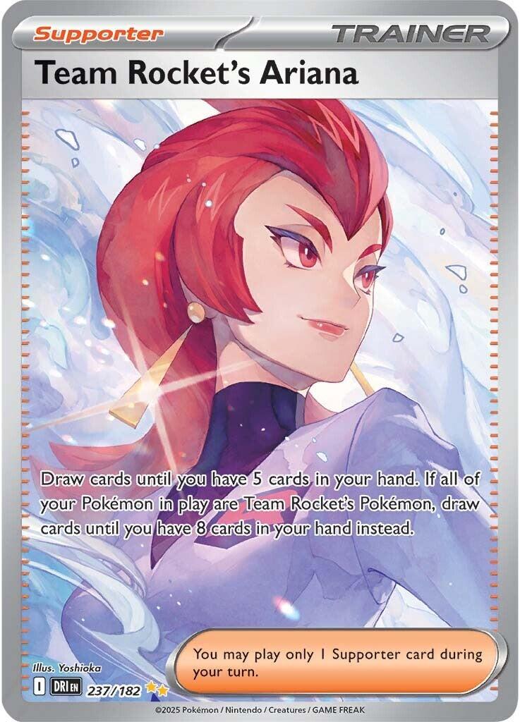 Team Rocket's Ariana (237/182) [Scarlet & Violet: Destined Rivals] | Dumpster Cat Games