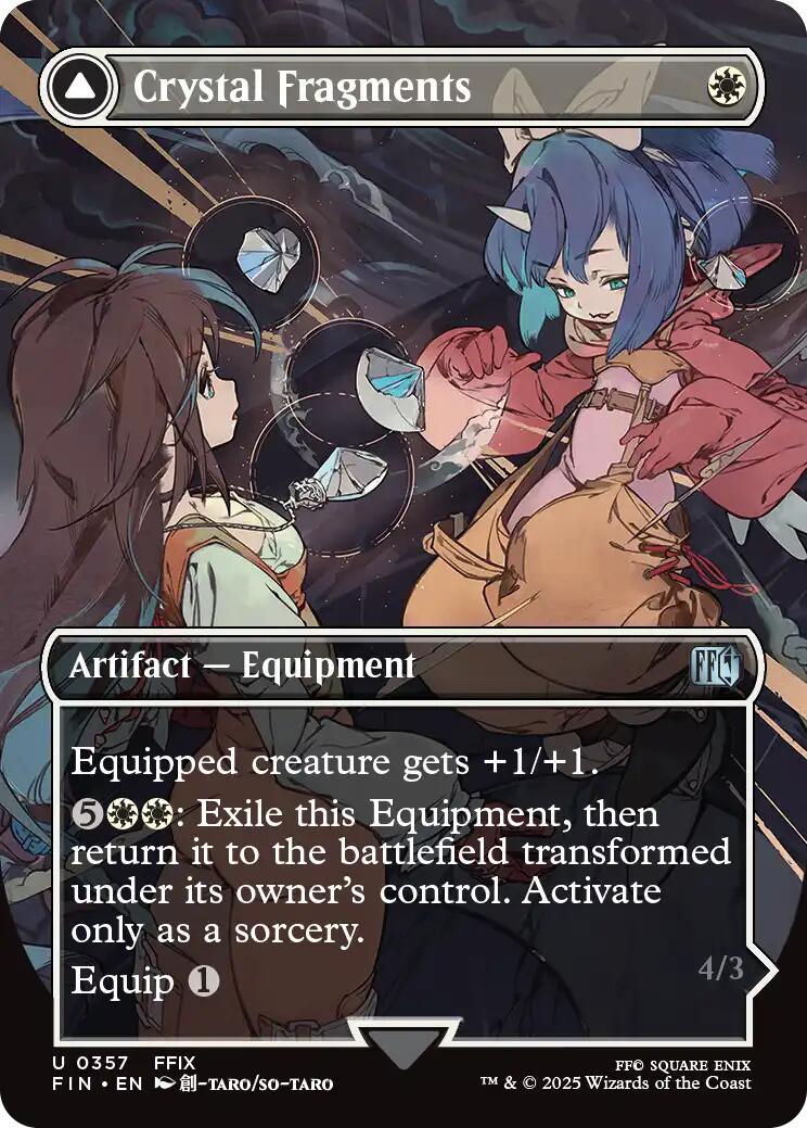 Crystal Fragments // Summon: Alexander (Borderless) [FINAL FANTASY] | Dumpster Cat Games