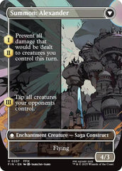 Crystal Fragments // Summon: Alexander (Borderless) [FINAL FANTASY] | Dumpster Cat Games