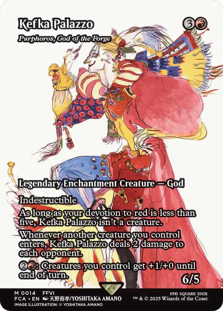 Kefka Palazzo - Purphoros, God of the Forge (Showcase) [FINAL FANTASY : Through the Ages] | Dumpster Cat Games