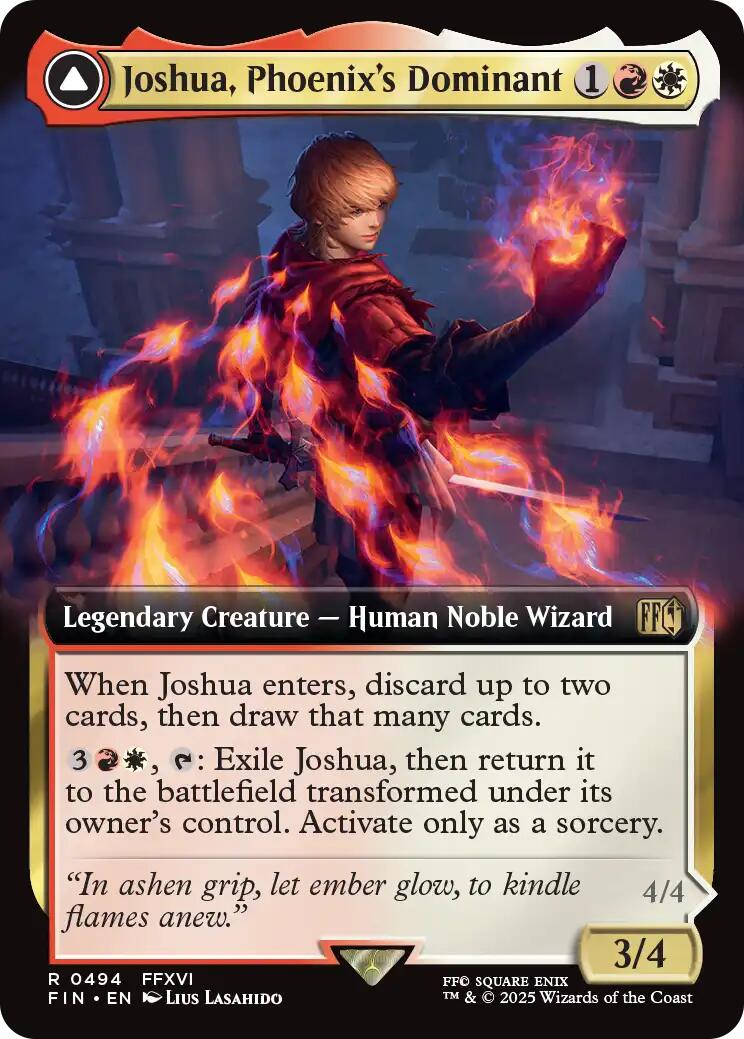 Joshua, Phoenix's Dominant (Extended Art) [FINAL FANTASY] | Dumpster Cat Games
