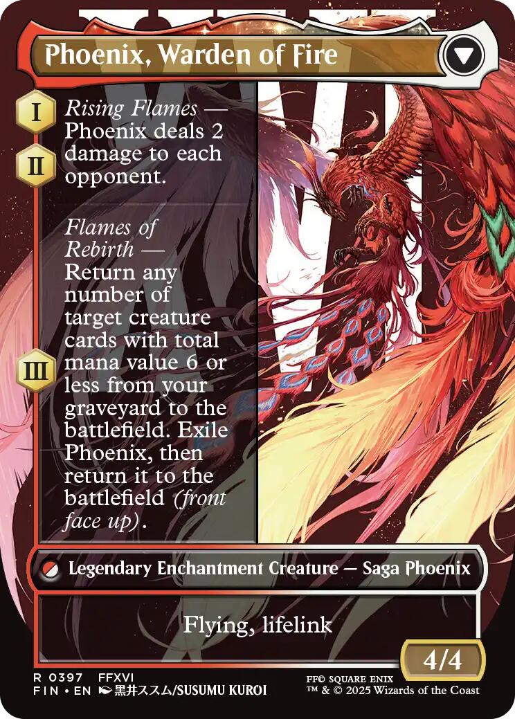 Joshua, Phoenix's Dominant (Borderless) [FINAL FANTASY] | Dumpster Cat Games
