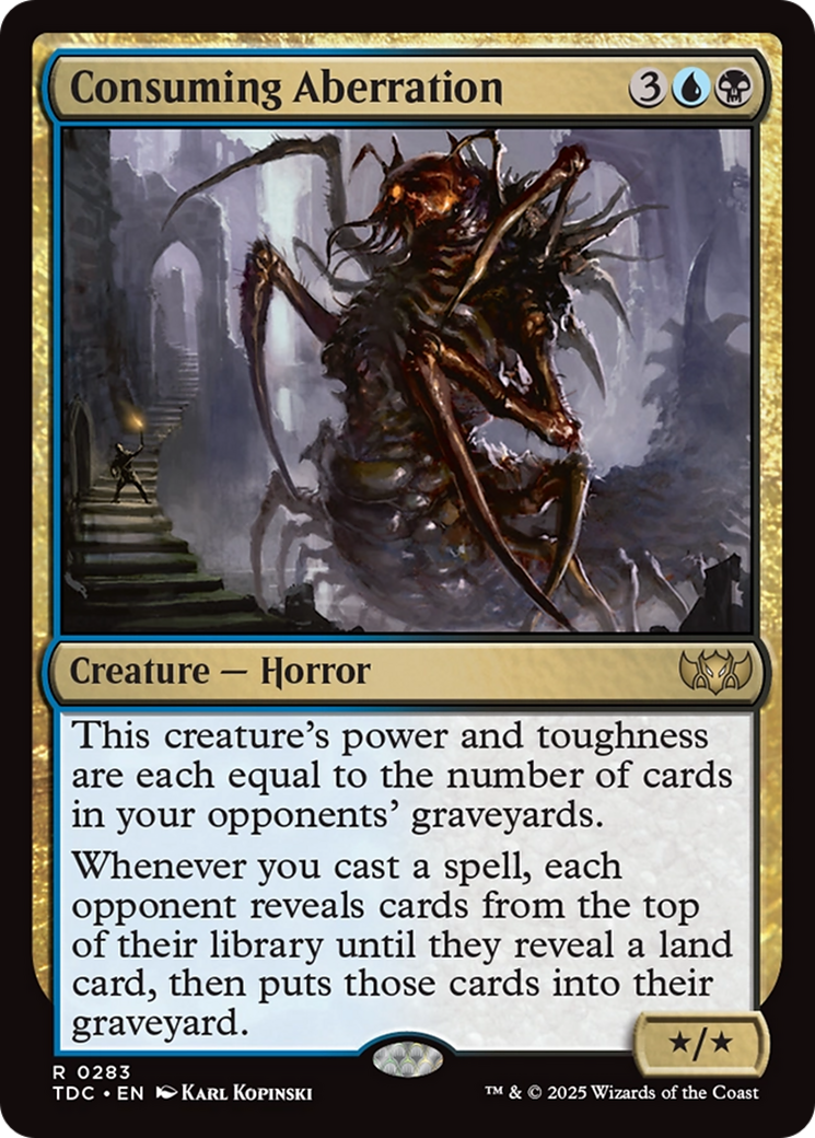 Consuming Aberration [Tarkir: Dragonstorm Commander] | Dumpster Cat Games