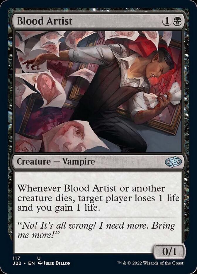 Blood Artist [Jumpstart 2022] | Dumpster Cat Games