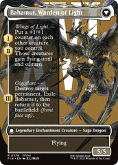 Dion, Bahamut's Dominant // Bahamut, Warden of Light (Borderless) [FINAL FANTASY] | Dumpster Cat Games