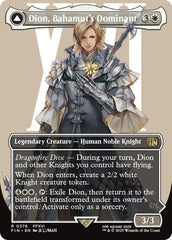 Dion, Bahamut's Dominant // Bahamut, Warden of Light (Borderless) [FINAL FANTASY] | Dumpster Cat Games