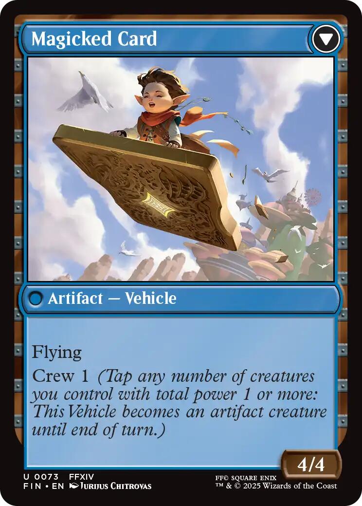 Sidequest: Card Collection // Magicked Card [FINAL FANTASY] | Dumpster Cat Games