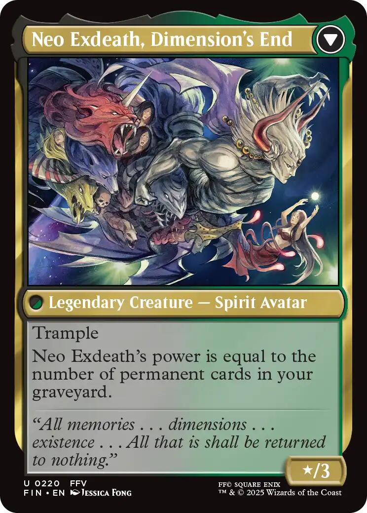 Exdeath, Void Warlock // Neo Exdeath, Dimension's End [FINAL FANTASY] | Dumpster Cat Games