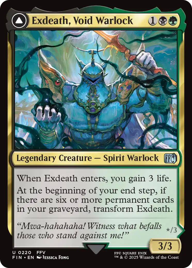 Exdeath, Void Warlock // Neo Exdeath, Dimension's End [FINAL FANTASY] | Dumpster Cat Games