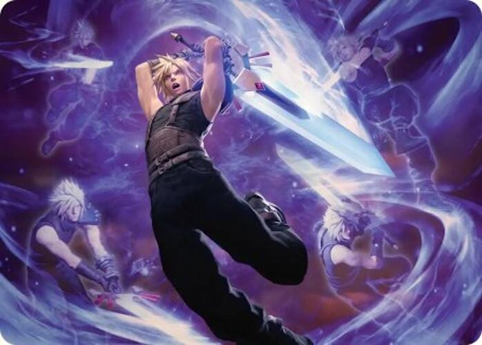 Cloud's Limit Break Art Card [FINAL FANTASY Art Series] | Dumpster Cat Games