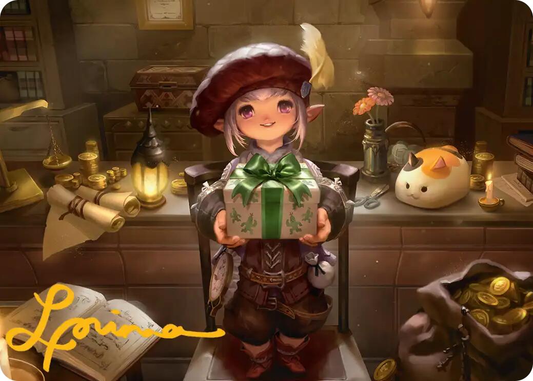 Tataru Taru Art Card (Gold-Stamped Signature) [FINAL FANTASY Art Series] | Dumpster Cat Games