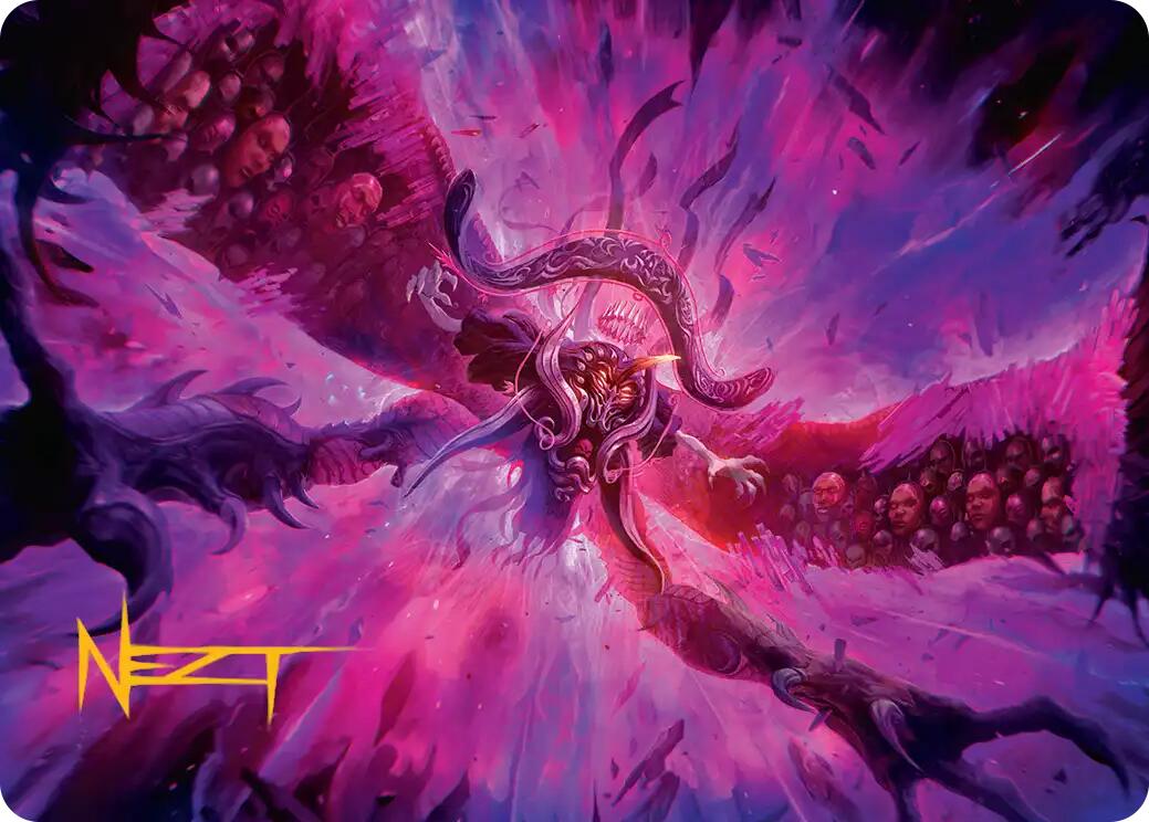 Hades, Sorcerer of Eld Art Card (Gold-Stamped Signature) [FINAL FANTASY Art Series] | Dumpster Cat Games