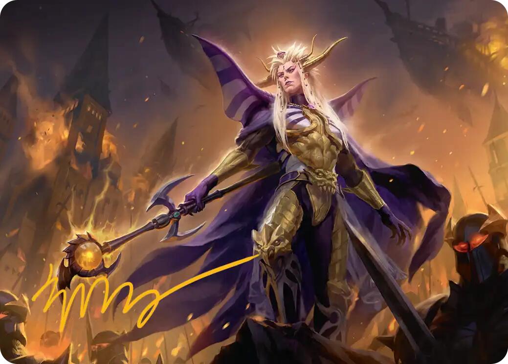 The Emperor of Palamecia Art Card (Gold-Stamped Signature) [FINAL FANTASY Art Series] | Dumpster Cat Games