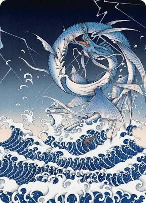 Summon: Leviathan Art Card [FINAL FANTASY Art Series] | Dumpster Cat Games