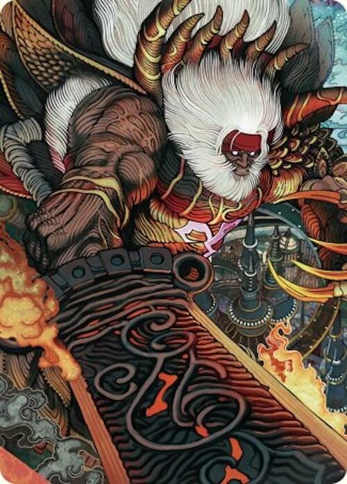 Braska's Final Aeon Art Card [FINAL FANTASY Art Series] | Dumpster Cat Games