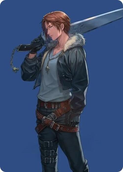 Squall, SeeD Mercenary Art Card [FINAL FANTASY Art Series] | Dumpster Cat Games