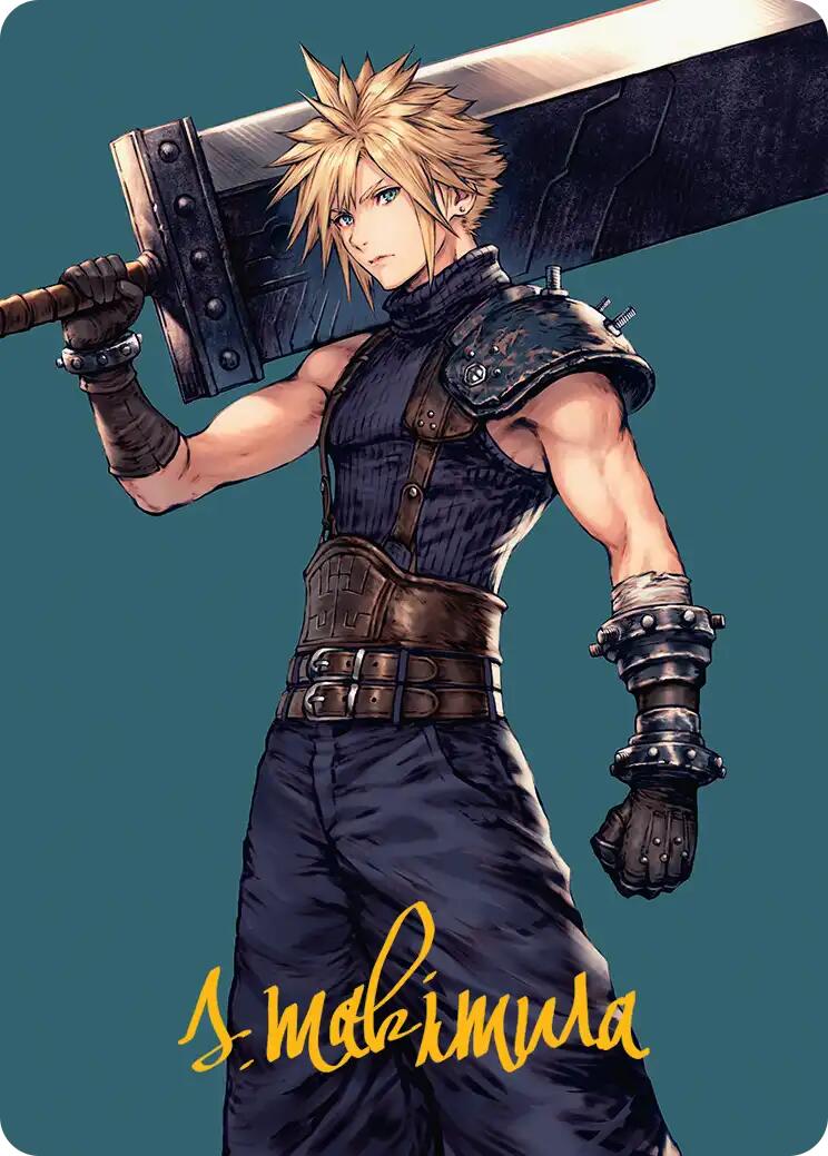 Cloud, Ex-SOLDIER Art Card (Gold-Stamped Signature) [FINAL FANTASY Art Series] | Dumpster Cat Games