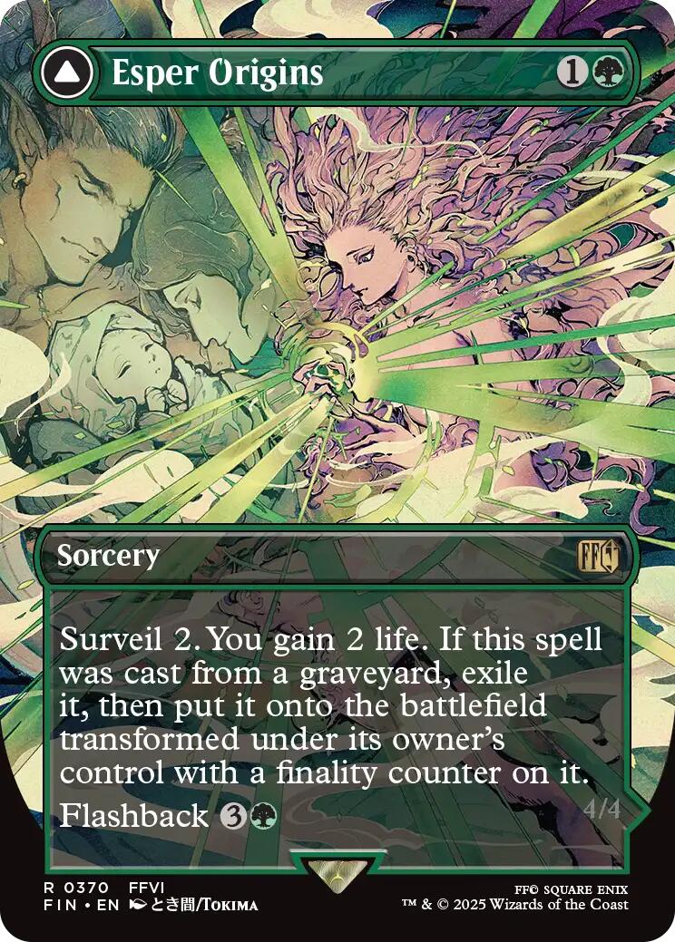 Esper Origins // Summon: Esper Maduin (Borderless) [FINAL FANTASY] | Dumpster Cat Games