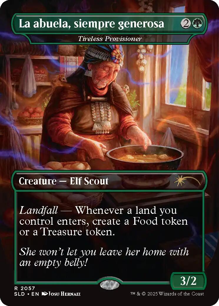 La abuela, siempre generosa - Tireless Provisioner [Secret Lair Drop Series] | Dumpster Cat Games