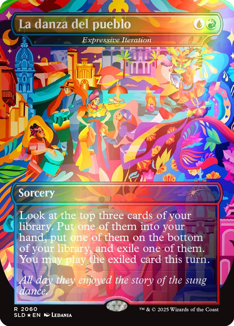 La danza del pueblo - Expressive Iteration (Rainbow Foil) [Secret Lair Drop Series] | Dumpster Cat Games