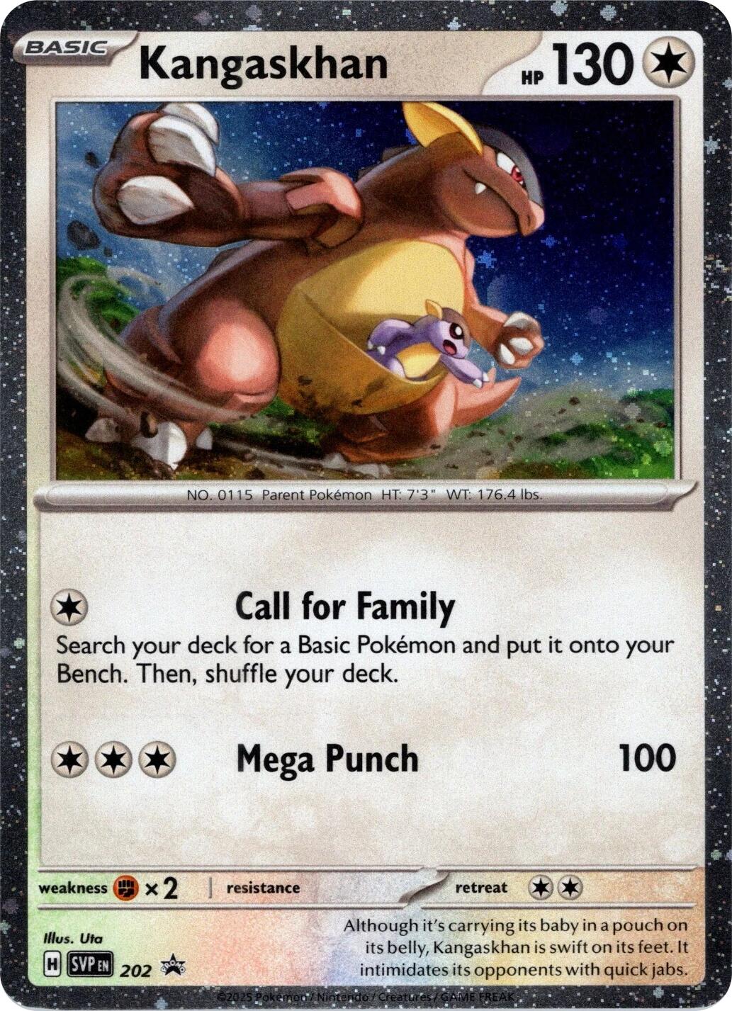 Kangaskhan (202) (Cosmos Holo) [Scarlet & Violet: Black Star Promos] | Dumpster Cat Games