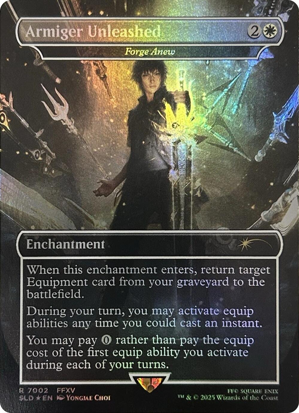 Armiger Unleashed - Forge Anew (Rainbow Foil) [Secret Lair Drop Series] | Dumpster Cat Games