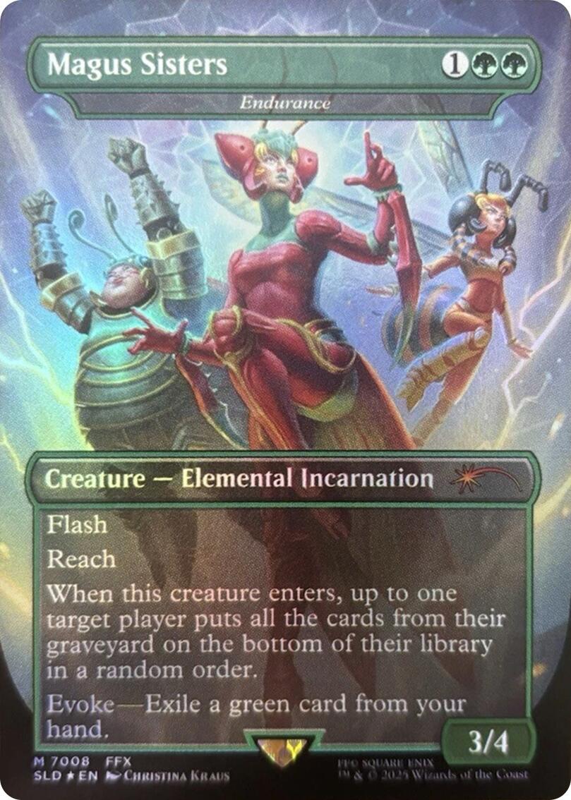 Magus Sisters - Endurance (Rainbow Foil) [Secret Lair Drop Series] | Dumpster Cat Games