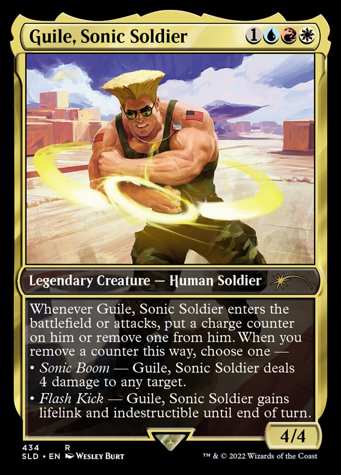 Guile, Sonic Soldier [Secret Lair Drop Series] | Dumpster Cat Games