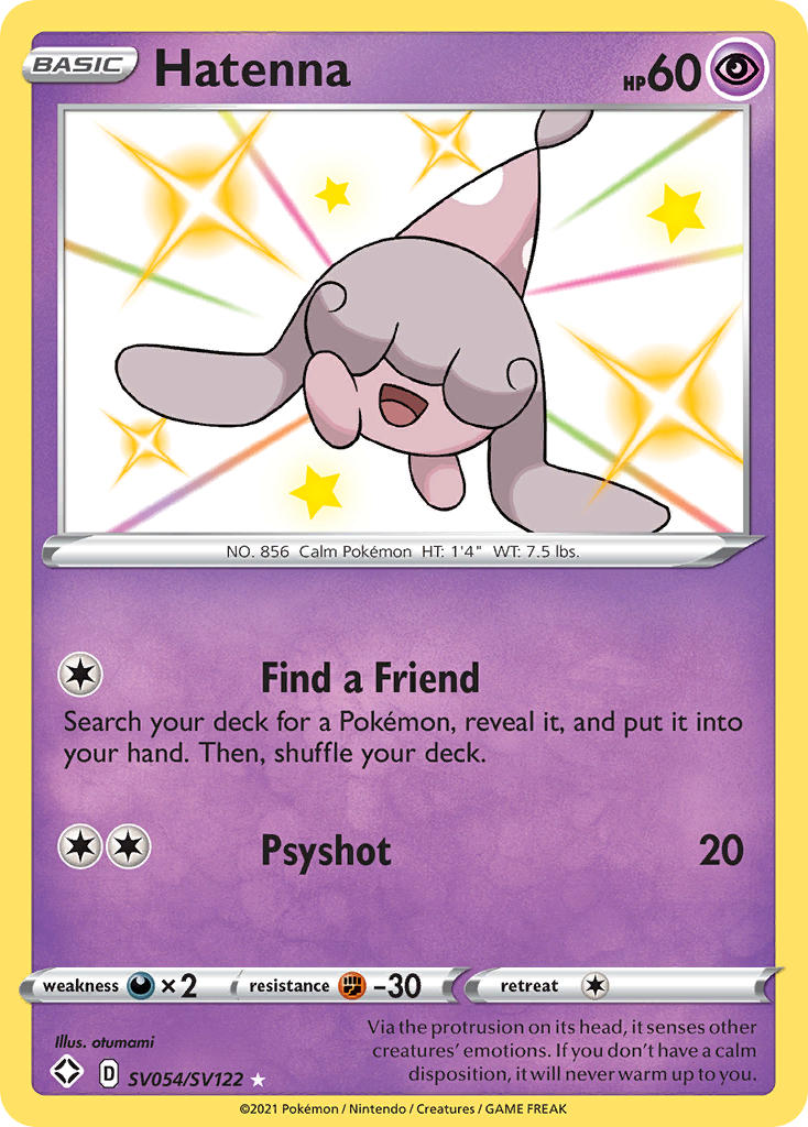 Hatenna (SV054/SV122) [Sword & Shield: Shining Fates] | Dumpster Cat Games