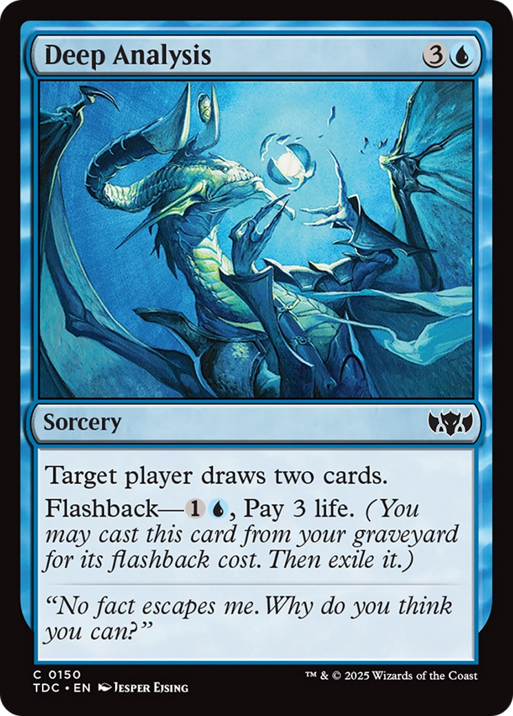 Deep Analysis [Tarkir: Dragonstorm Commander] | Dumpster Cat Games