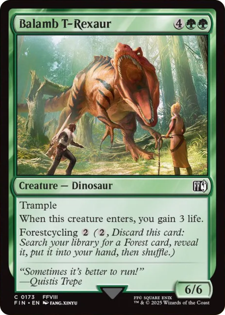Balamb T-Rexaur [FINAL FANTASY] | Dumpster Cat Games