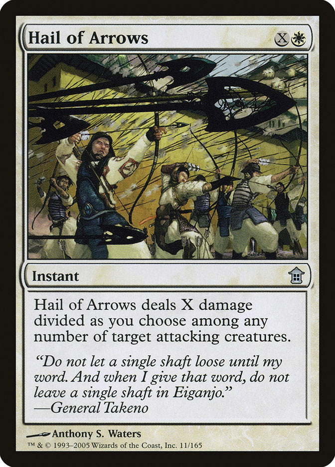 Hail of Arrows [Saviors of Kamigawa] | Dumpster Cat Games