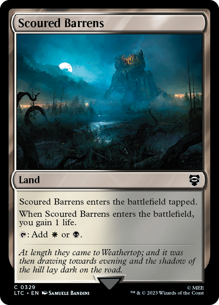 Scoured Barrens [The Lord of the Rings: Tales of Middle-Earth Commander] | Dumpster Cat Games
