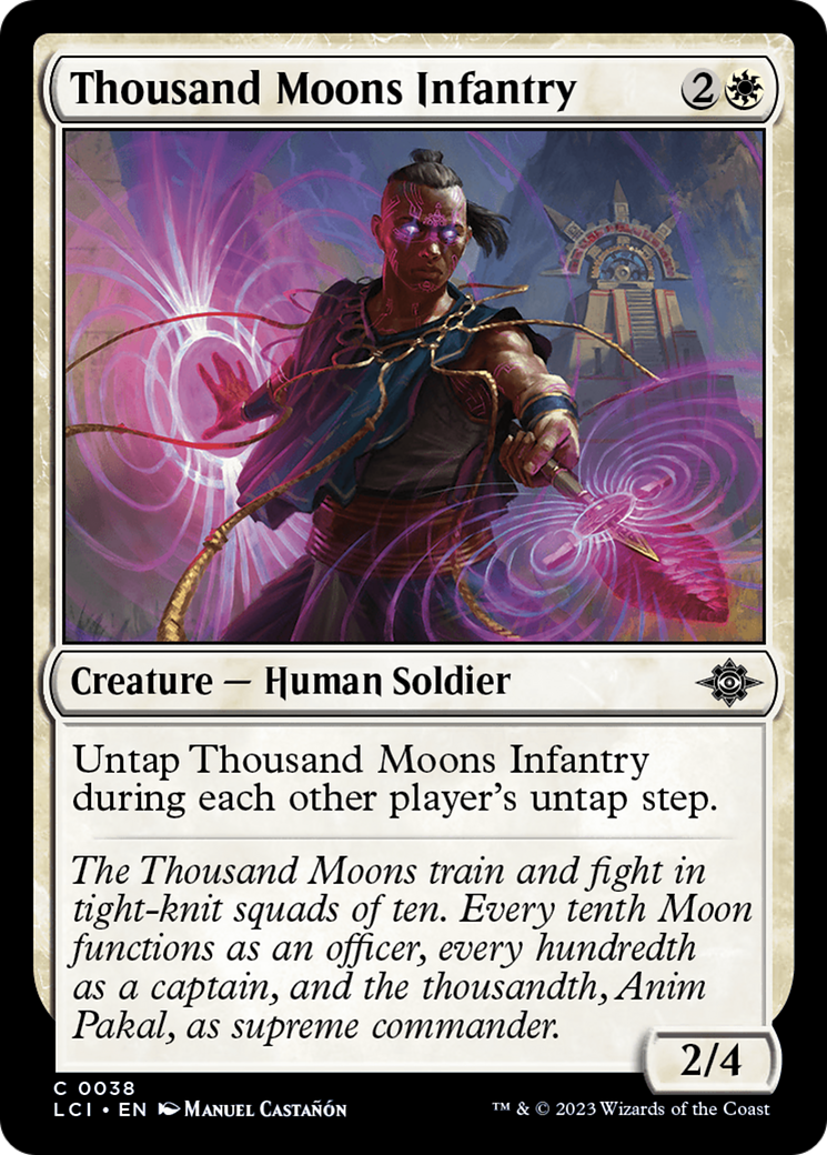 Thousand Moons Infantry [The Lost Caverns of Ixalan] | Dumpster Cat Games