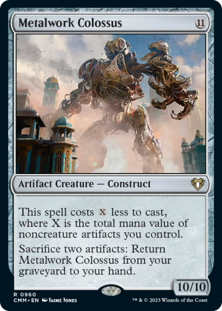 Metalwork Colossus [Commander Masters] | Dumpster Cat Games