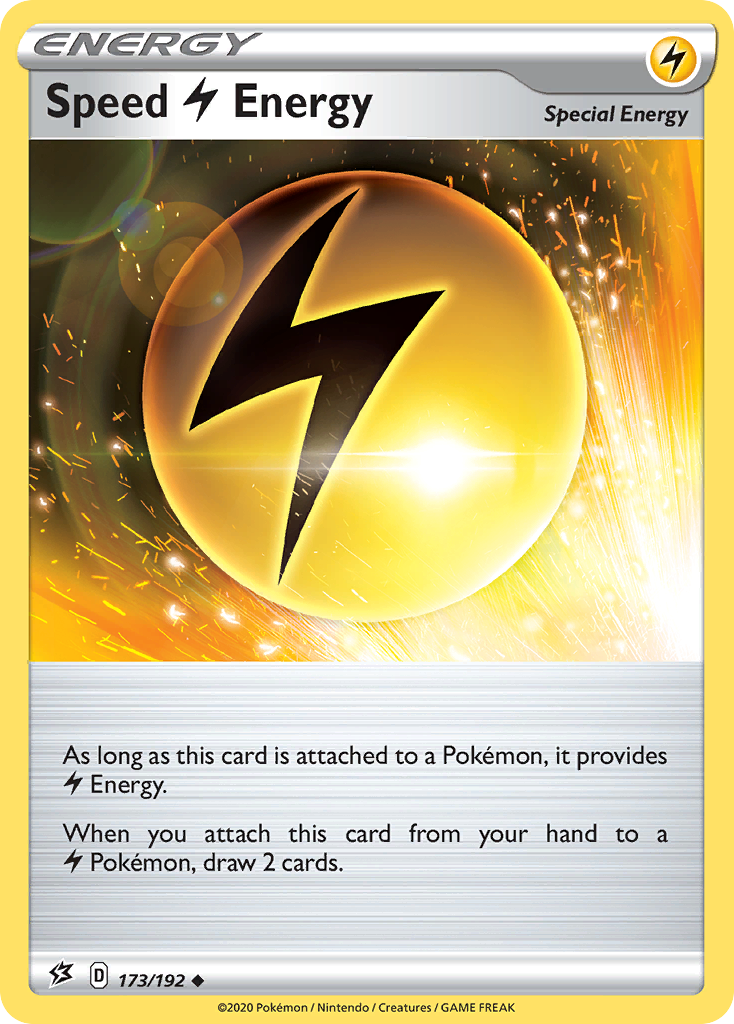 Speed Lightning Energy (173/192) [Sword & Shield: Rebel Clash] | Dumpster Cat Games